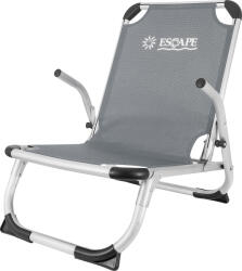 Escape Scăunel de Plajă Aluminiu cu Spătar Înalt Gri 67x53x67cm. 15681 (15681)
