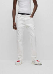 HUGO BOSS Pantaloni Jeans pentru Bărbați cu Croială Slim Alb 50489783-100 (50489783-100)