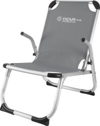 Escape Plus 15615 Scăunel de Plajă Aluminiu cu Spătar Înalt Gri 54x70x75cm. 15615 (15615)