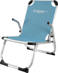 Escape Plus Scăunel de Plajă Aluminiu cu Spătar Înalt Turcoaz 54x70x75cm. 15617 (15617)