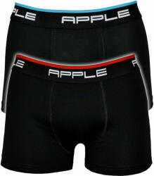 Apple Boxer 0112934 Slipuri pentru bărbați BLACK-BLACK 2Pachet APP-0112934 (APP-0112934)