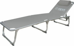Escape Șezlong de Plajă Gri Pliabil din Aluminiu cu Pernă 188x59.6x30cm 15564 (15564)