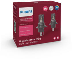 Philips Lămpi Autoturismului Ultinon Access H4 / H19 LED 6000K Alb rece 12V 20W 2buc 11342U2500C2 (11342U2500C2)