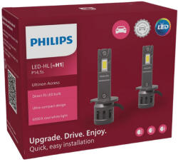 Philips Lămpi Autoturismului Ultinon Access H1 Canbus LED 6000K Alb rece 12V 13W 2buc 11258U2500C2 (11258U2500C2)