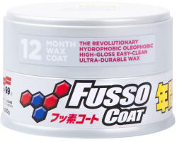 SOFT99 Fusso Coat 12 Months Pastă de Ceară Auto pentru Nuanțe Albe de Caroserie 200ml 10331 (10331)