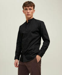 JACK & JONES Cu mânecă lungă Cămașă în Linie ingusta Negru 12205921 (12205921)