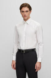 HUGO BOSS Cu mânecă lungă Bumbac Cămașă Alb 50473265-100 (50473265-100)