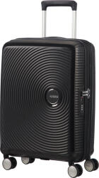 Samsonite Soundbox Spinner Extensibilă Valiză de Călătorie de Cabină Dură Bass Neagră cu 4 Roți Înălțime 55cm (88472-1027) Valiza