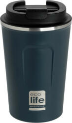 Ecolife Coffee Cup Reciclabil Pahar Termos Oțel inoxidabil Fără BPA 370ml Dark Blue 33-BO-4106 (33-BO-4106)