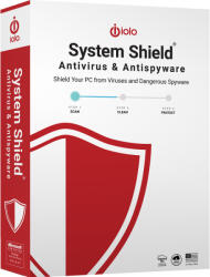 iolo Licență iolo System Shield AntiVirus & AntiSpyware (1 dispozitiv / 1 an) (ISAVAS1D-1Y)