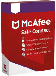 McAfee Licență McAfee Safe Connect VPN (5 dispozitive / 1 an) (MSC31GNR5RAAD)