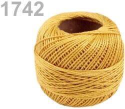 Nitarna Hímzőcérna Cotton Perle Nitarna, Uni - 290104, 1742, banana