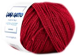 LANA GATTO Lana Gatto, Merinocot kötő fonal, merinó gyapjú és pamut - 19246, Rosso
