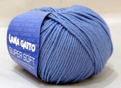 LANA GATTO Super Soft kötőfonal, extrafinom merinó gyapjú - 13158, világos kék