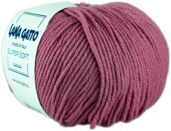LANA GATTO Super Soft kötőfonal, extrafinom merinó gyapjú - 13333, ciklámen