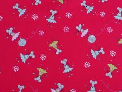 Fashion Pink alapon egér kislányok, ABCDaires-Mouse, Stoffabrics. com, dán anyag patchwork pamutvászon, 112cm/0, 5m - 380913