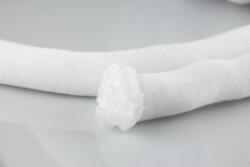 Bellezza Jumbo, extrém vastag, csőfonal töltelékkel Bellezza Marshmallow, 5m - fehér