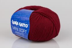 LANA GATTO Mini Soft kötőfonal, extra finom merinó - 19620, bordó