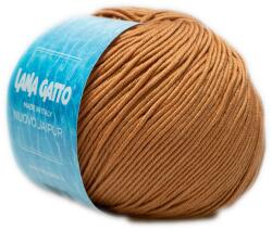 LANA GATTO Nuovo Jaipur kötő/horgoló fonal, egyiptomi Mako pamut, 50g, 9653, Cammello