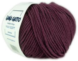 LANA GATTO Maxi Soft kötőfonal, extrafinom merinó gyapjú - 19004, Vino/Vertova