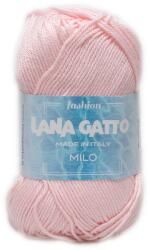 LANA GATTO Milo kötő/horgoló fonal, 100% mercerizált pamut, 50g, 8688, Light Pink