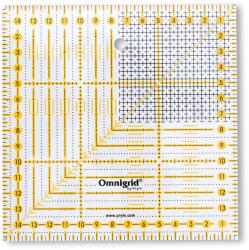 Prym - Omnigrid, pathwork vonalzó, 15x15cm, 611306