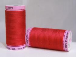 Amann Group Amann Aspotex 120 poliészter varrócérna, 500m, 0504, True Red