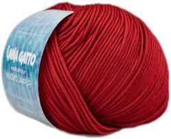 LANA GATTO - Nuovo Jaipur kötő/horgoló fonal, egyiptomi pamut, 50g, 6572, Rosso