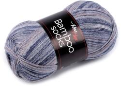 Vlna Hep Vlna Hep, Bamboo Socks, önmintázó zoknifonal, gyapjú és bambusz, 100g, 7908