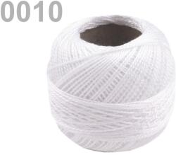 Nitarna Hímzőcérna Cotton Perle Nitarna, Uni - 290104, 0010, fehér