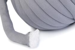 Bellezza Jumbo, extrém vastag, csőfonal töltelékkel Bellezza Marshmallow, 5m - szürke