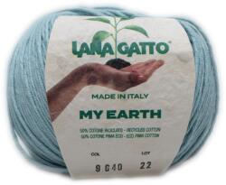 LANA GATTO My Earth kötő/horgoló fonal, újrahasznosított Pima pamut, 50g, 9640, Carta da Zucchero