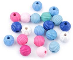 Fashion Színes fagyöngyök, makraméhoz, díszekhez, Ø13mm, 20db, 340020, mix1