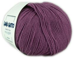 LANA GATTO Mini Soft kötőfonal, extra finom merinó - 14594, Vino/Vezzola