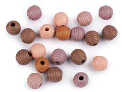Fashion Színes fagyöngyök, makraméhoz, díszekhez, Ø13mm, 20db, 340020, mix3