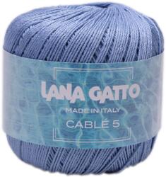 LANA GATTO Cable5 horgolófonal, egyiptomi Mako pamut, 50g, 8889, Avio Chiaro