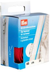 Prym cipzár kötött ruhanemükbe, bontható, 50 cm, piros, 478950-722