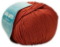 LANA GATTO Nuovo Jaipur kötő/horgoló fonal, egyiptomi Mako pamut, 50g, 8656, Mattone