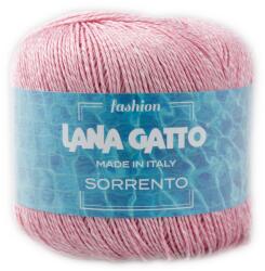 LANA GATTO Sorrento fonal, 50% len, 50g, 9274, Rosa