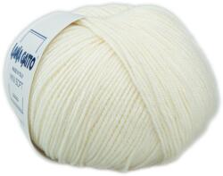 LANA GATTO Mini Soft kötőfonal, extra finom merinó - 10001, fehér