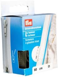 Prym cipzár kötött ruhanemükbe, bontható, 55cm, olívazöld, 478955-542