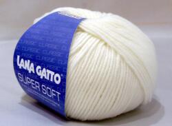 LANA GATTO Super Soft kötőfonal, extrafinom merinó gyapjú - 10001, fehér