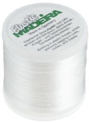 Madeira Elastic átlátszó gumi cérna, knitting-in-elastic, No. 40, 9800, 200m, fehér, 1001