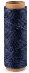 Fashion Viaszos poliészter cérna, extra erős, 1mm, 50m, sötét kék, 240045
