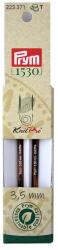 Prym 1530 KnitPro Natural cserélhető rövid kötőtűvég 3, 5mm, 223371