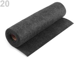 Fashion Puha filclap tekercs folyóméterre, 1, 2mm, 41cm széles, ár/0, 5m, 730123, sötét szürke