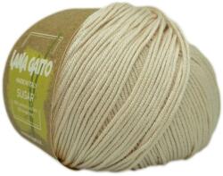 LANA GATTO - Sugar kötő/horgoló fonal, 100% cukornád, 50g, 7649, Ecru