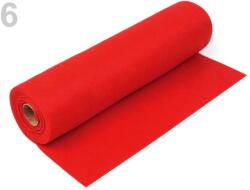 Fashion Puha filclap tekercs folyóméterre, 1, 2mm, 41cm széles, ár/0, 5m, 730123, piros