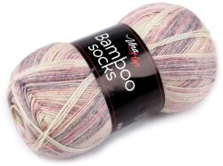 Vlna Hep Vlna Hep, Bamboo Socks, önmintázó zoknifonal, gyapjú és bambusz, 100g, 7904