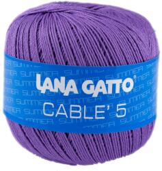 LANA GATTO - Cable5 kötő/horgoló fonal, egyiptomi pamut, 50g, 6591